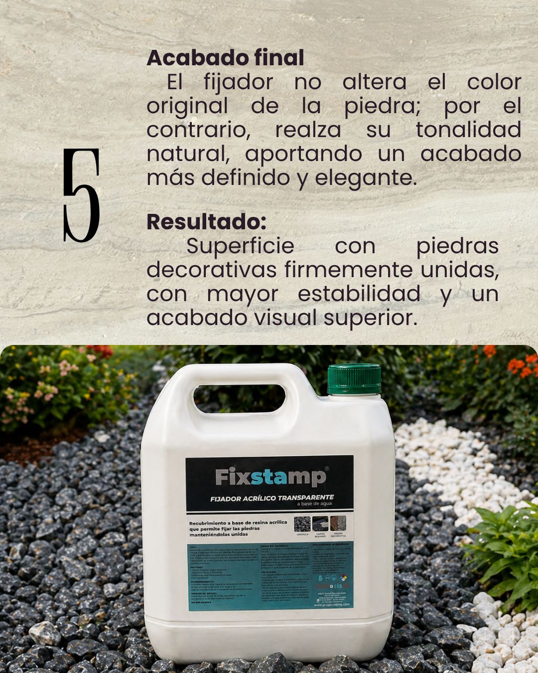 FIJADOR DE PIEDRAS JADINES