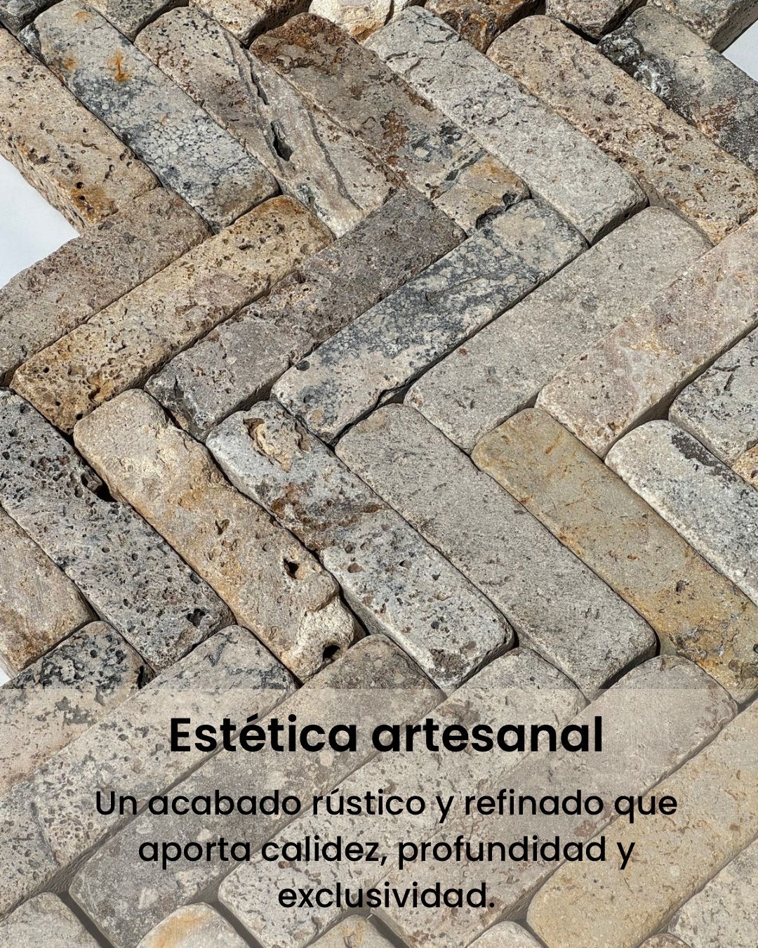 Adoquín travertino