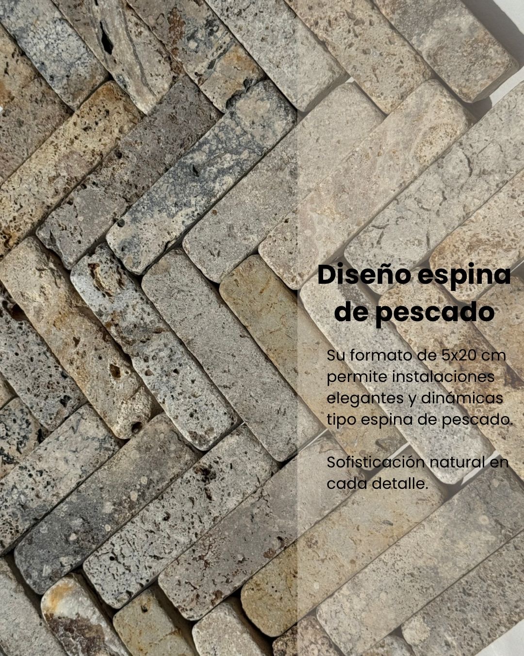 Adoquín travertino